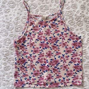 Floral Cropped Tank